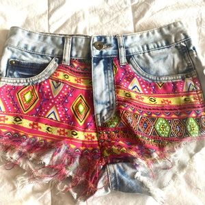 Tribal print shorts 26